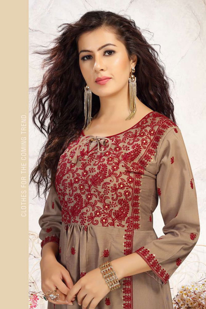 Dee Cee Alishba Fancy Ethnic Wear Latest Anarkali Kurtis Collection